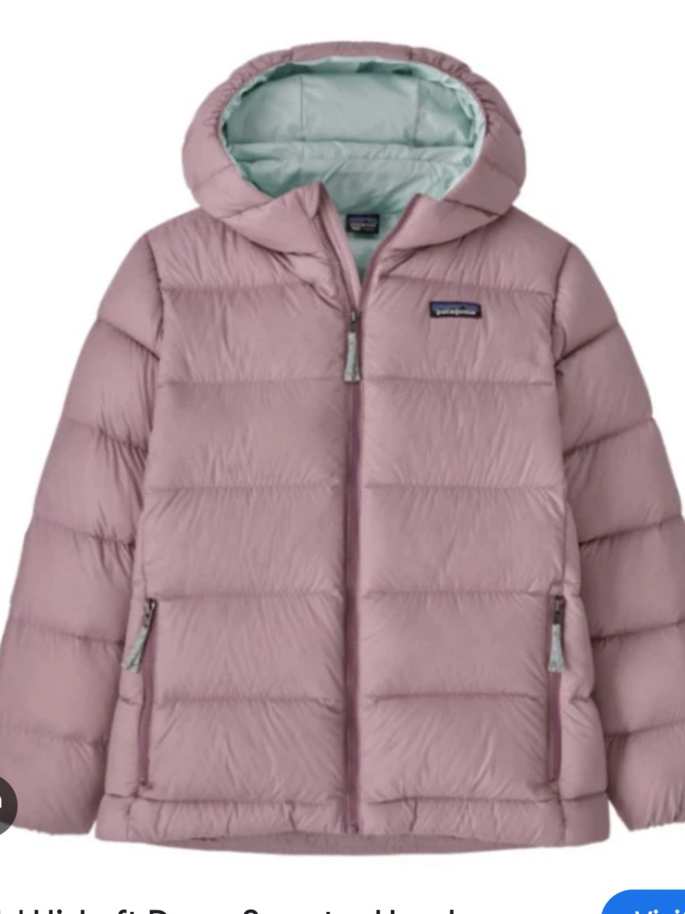 Patagonia Toddler Hi-Loft Down Sweater Hoodie Insulated Jacket - 4T